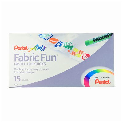 Pentel Arts Fabric Fun Pastel Dye Sticks 15 Colors