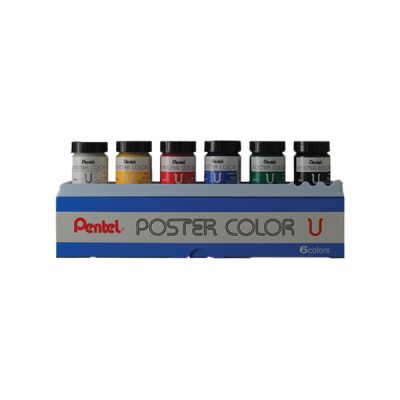 Pentel Poster Colours 30ml – 6 Shades