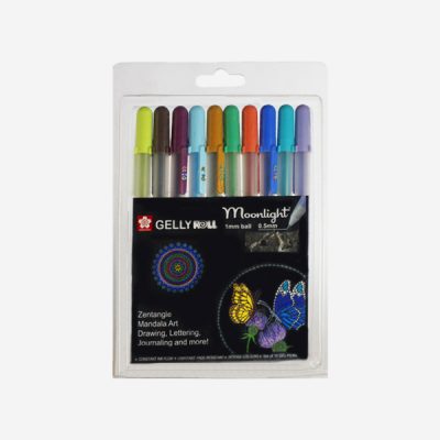 Sakura Gelly Roll Moonlight Gel Pen – 10 Set