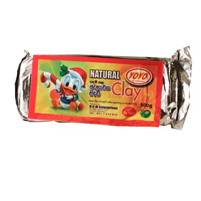 Yoyo Natural Clay Pkt -500g